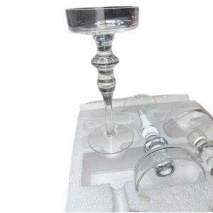 Glass candle handles